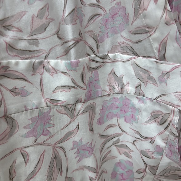 NWT Rebecca Taylor Zadie Floral Wrap Dress Pink Size 8 - Picture 5 of 7